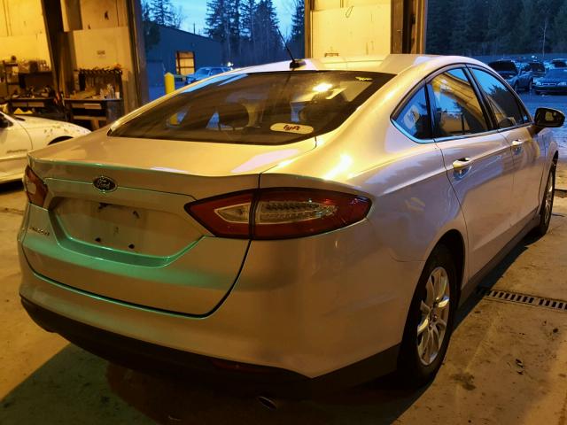 3FA6P0G78FR170632 - 2015 FORD FUSION S SILVER photo 4