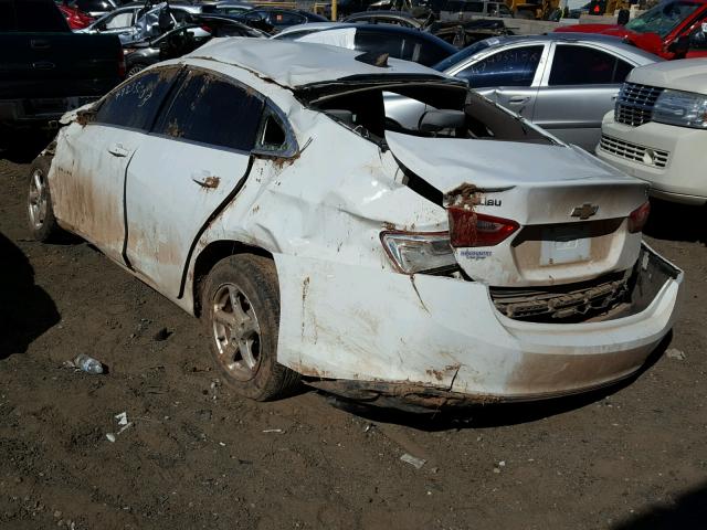 1G1ZB5ST6HF274116 - 2017 CHEVROLET MALIBU LS თეთრი ფოტო 3