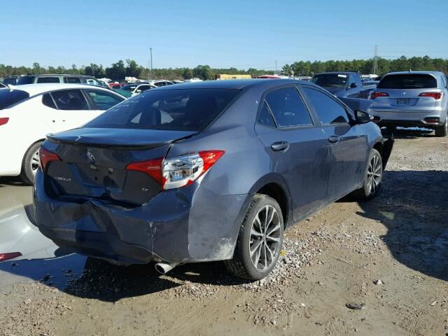 5YFBURHE8HP659818 - 2017 TOYOTA COROLLA L BLUE photo 3