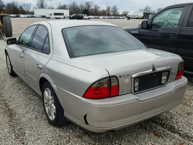 1LNHM87AX5Y665268 - 2005 LINCOLN LS TAN photo 3