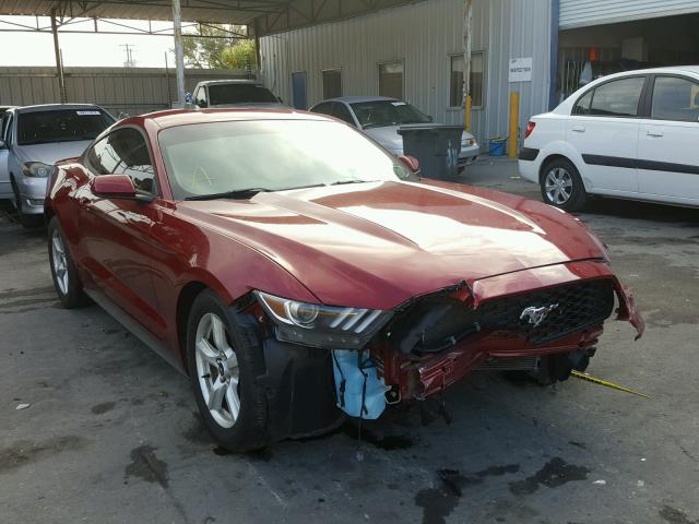 1FA6P8AM4G5321810 - 2016 FORD MUSTANG BURGUNDY photo 1