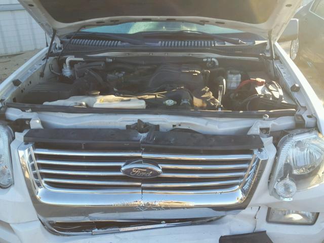 1FMEU73E98UB14234 - 2008 FORD EXPLORER X WHITE photo 7