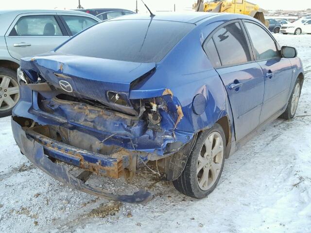 JM1BK323771761754 - 2007 MAZDA 3 S BLUE photo 4