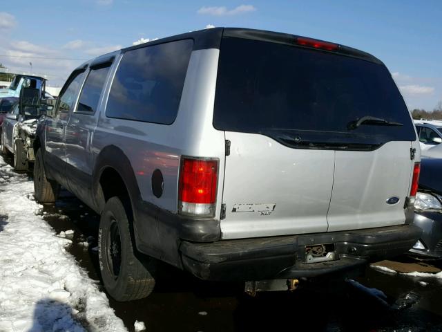 1FMNU41L5YEB39156 - 2000 FORD EXCURSION SILVER photo 3