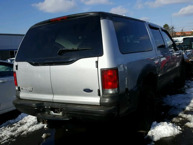 1FMNU41L5YEB39156 - 2000 FORD EXCURSION SILVER photo 4