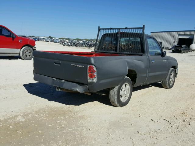 4TANL42N4TZ132557 - 1996 TOYOTA TACOMA BLACK photo 4