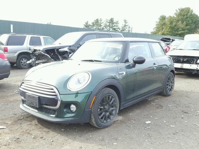 WMWXM5C58ET932697 - 2014 MINI COOPER GREEN photo 2