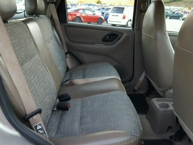 1FMCU02191KB03992 - 2001 FORD ESCAPE XLS TAN photo 6