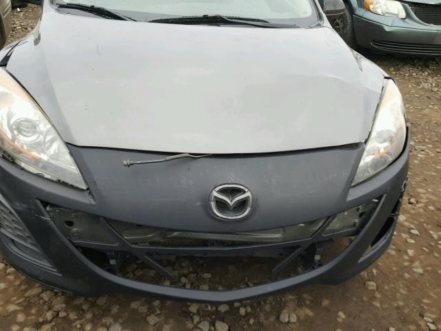 JM1BL1SG6A1317471 - 2010 MAZDA 3 I GRAY photo 9