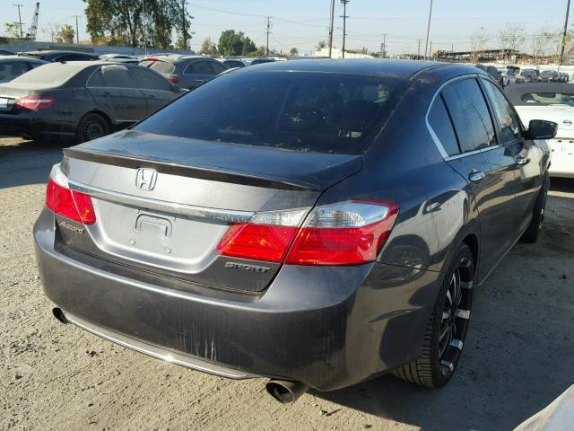 1HGCR2F52DA239049 - 2013 HONDA ACCORD SPO GRAY photo 4