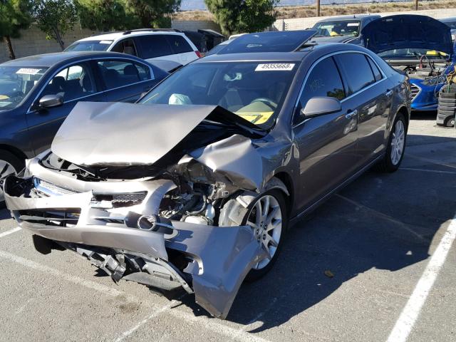 1G1ZG5E7XCF254346 - 2012 CHEVROLET MALIBU LTZ 棕色 照片 2