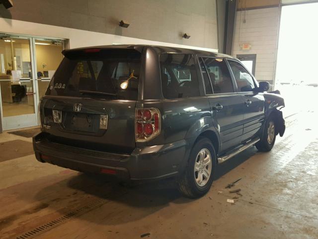 5FNYF28126B048846 - 2006 HONDA PILOT LX SILVER photo 4