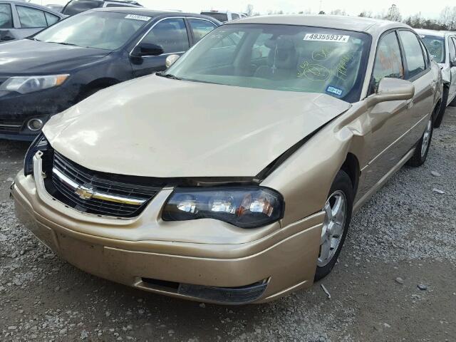 2G1WH52K059350815 - 2005 CHEVROLET IMPALA LS GOLD photo 2