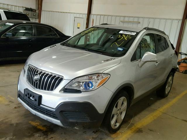 KL4CJASB4FB233188 - 2015 BUICK ENCORE SILVER photo 2