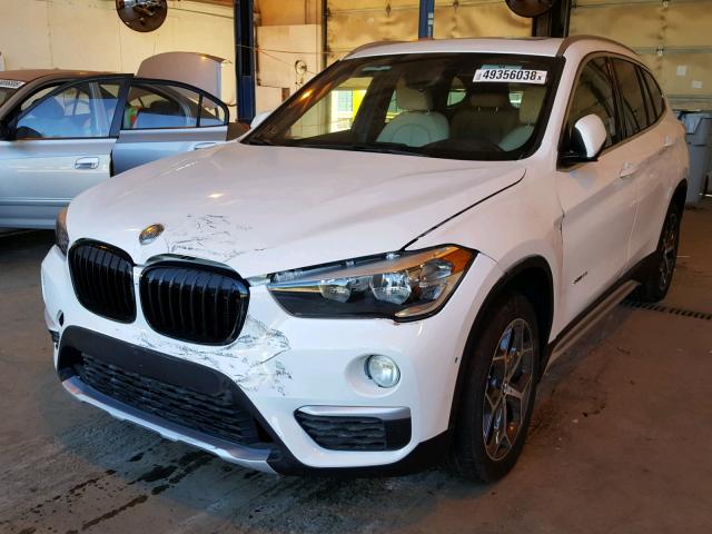 WBXHU7C33J5H39587 - 2018 BMW X1 SDRIVE2 WHITE photo 2