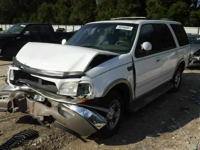 1FMRU17L51LB49369 - 2001 FORD EXPEDITION WHITE photo 2