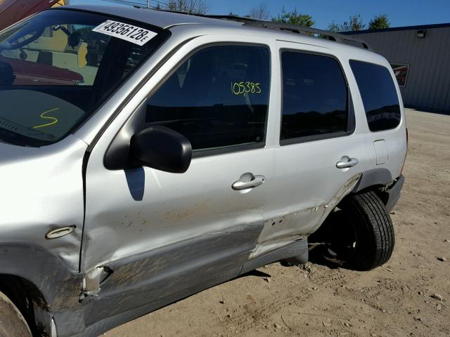 4F2YU06171KM60253 - 2001 MAZDA TRIBUTE DX 银色 照片 9