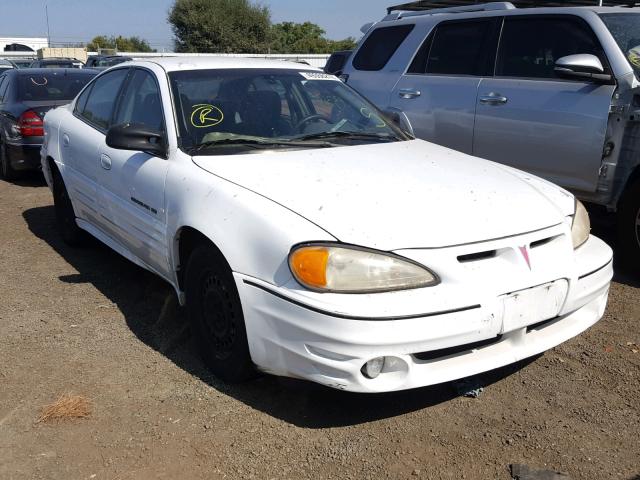 1G2NF52T5YM853463 - 2000 PONTIAC GRAND AM S WHITE photo 1