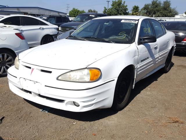 1G2NF52T5YM853463 - 2000 PONTIAC GRAND AM S WHITE photo 2
