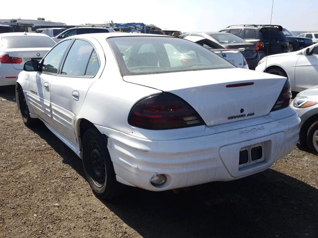 1G2NF52T5YM853463 - 2000 PONTIAC GRAND AM S WHITE photo 3