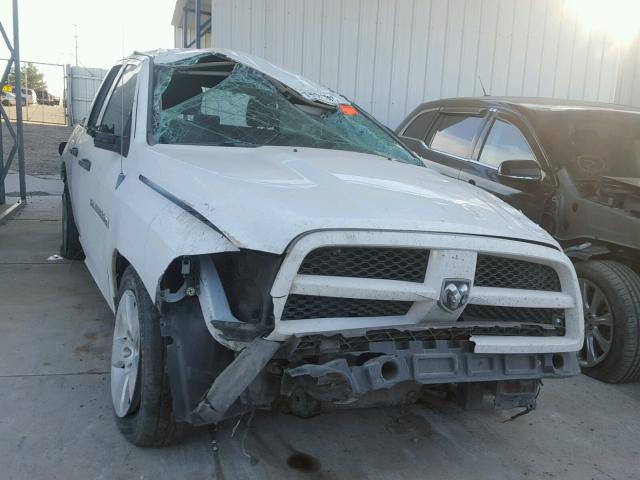 1C6RD7FT3CS238740 - 2012 DODGE RAM 1500 S WHITE photo 1