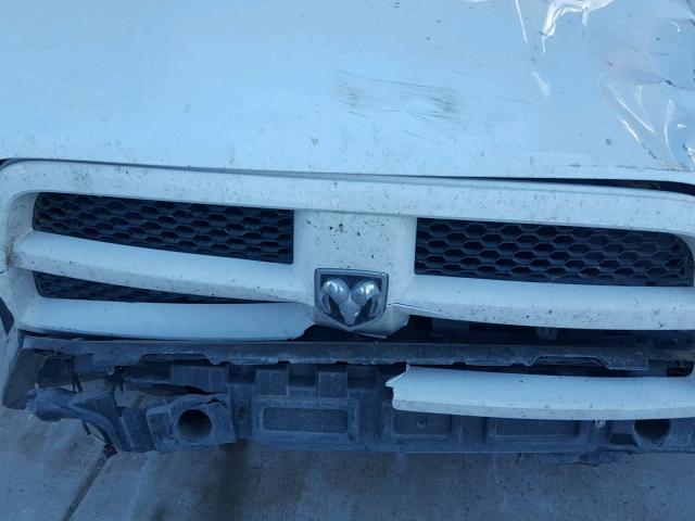 1C6RD7FT3CS238740 - 2012 DODGE RAM 1500 S WHITE photo 7