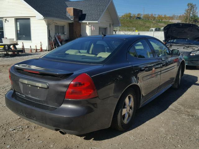 2G2WP582181165830 - 2008 PONTIAC GRAND PRIX GRAY photo 4