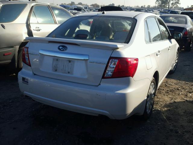 JF1GE61678H525064 - 2008 SUBARU IMPREZA 2. WHITE photo 4