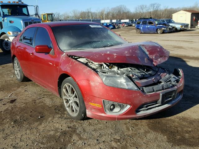 3FAHP0HA8AR295075 - 2010 FORD FUSION SE RED photo 1