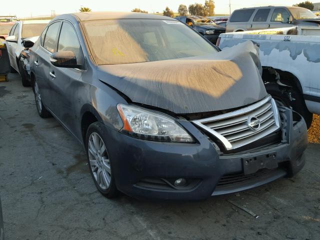 3N1AB7AP4DL617240 - 2013 NISSAN SENTRA S BLUE photo 1