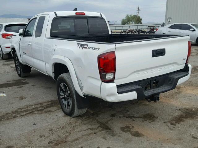 5TFRZ5CN3GX014591 - 2016 TOYOTA TACOMA ACC WHITE photo 3