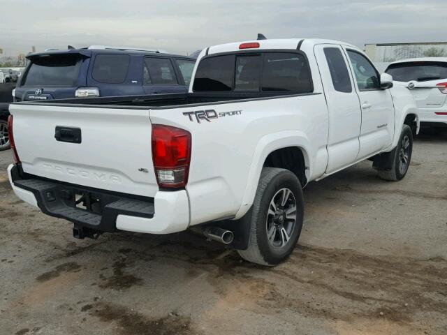 5TFRZ5CN3GX014591 - 2016 TOYOTA TACOMA ACC WHITE photo 4