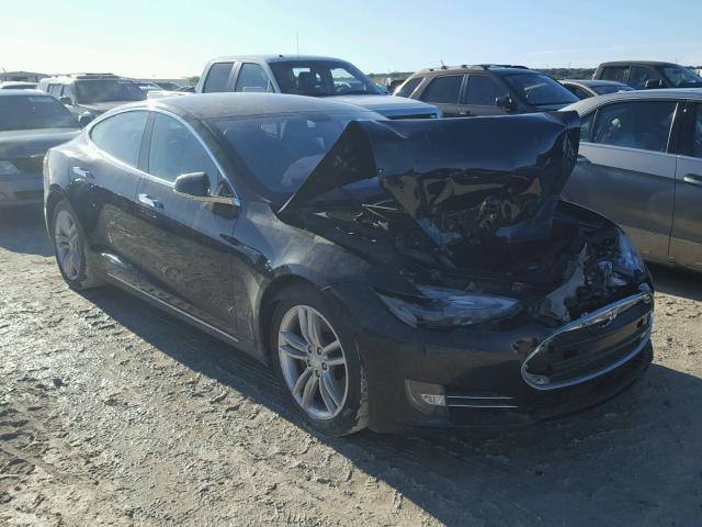 5YJSA1CG8DFP09206 - 2013 TESLA MODEL S BLACK photo 1