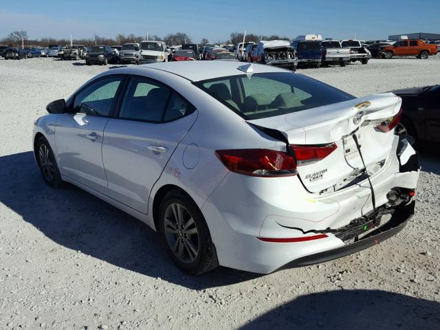 5NPD84LF1HH067075 - 2017 HYUNDAI ELANTRA SE WHITE photo 3