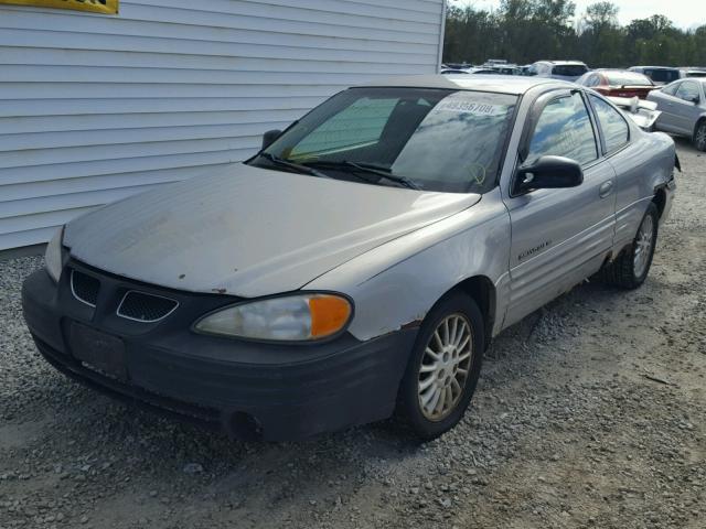 1G2NE12T2XM889282 - 1999 PONTIAC GRAND AM S ვერცხლისფერი ფოტო 2