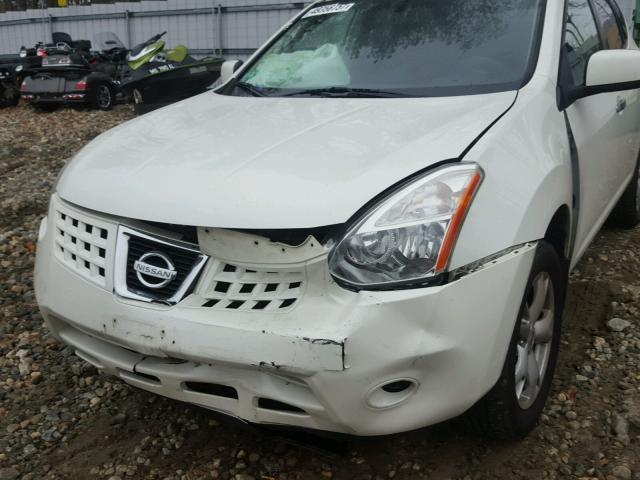 JN8AS5MV0AW607794 - 2010 NISSAN ROGUE S WHITE photo 9