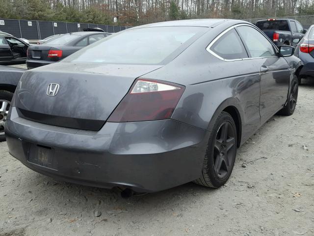 1HGCS113X8A010208 - 2008 HONDA ACCORD LX- GRAY photo 4