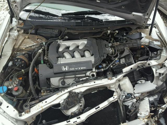 1HGCG1653WA043883 - 1998 HONDA ACCORD EX SILVER photo 7