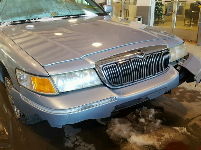 2MEFM74W0YX691936 - 2000 MERCURY GRAND MARQ BLUE photo 9