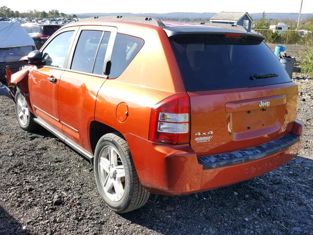 1J8FF47W48D516854 - 2008 JEEP COMPASS SP 橙色 照片 3
