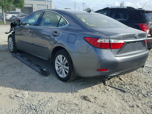 JTHBK1GG7D2072348 - 2013 LEXUS ES 350 SILVER photo 3