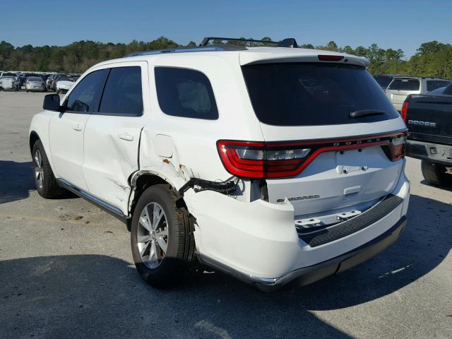 1C4RDHAG7EC975140 - 2014 DODGE DURANGO SX WHITE photo 3