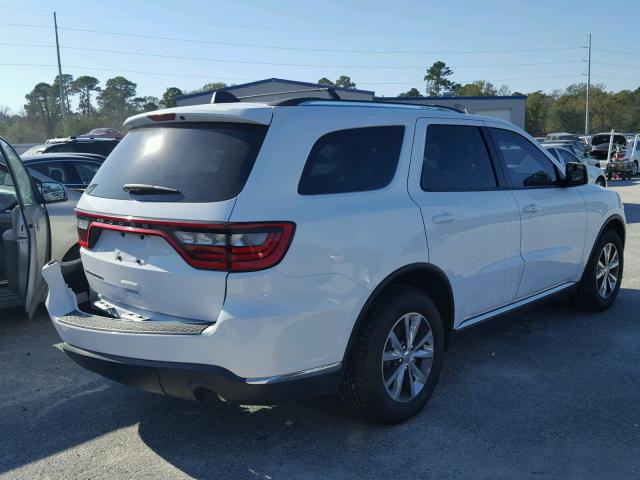 1C4RDHAG7EC975140 - 2014 DODGE DURANGO SX WHITE photo 4