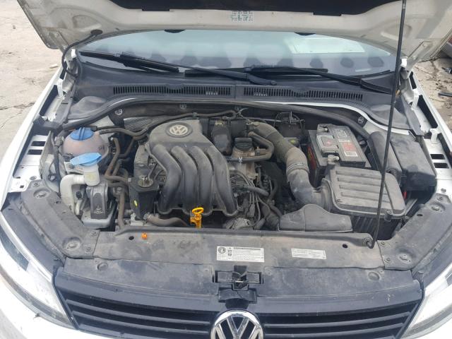 3VW2K7AJXDM267942 - 2013 VOLKSWAGEN JETTA BASE WHITE photo 7