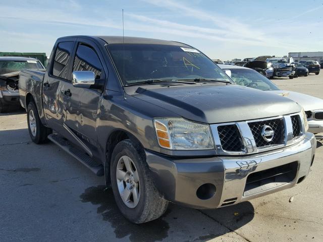 1N6AA07A44N504749 - 2004 NISSAN TITAN XE GRAY photo 1