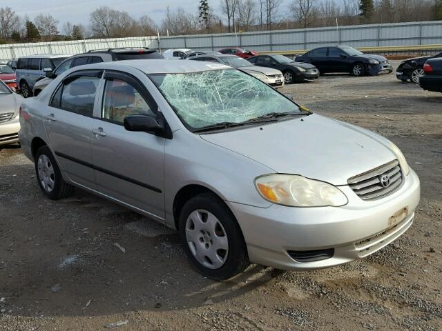 JTDBR32E830021918 - 2003 TOYOTA COROLLA CE GRAY photo 1