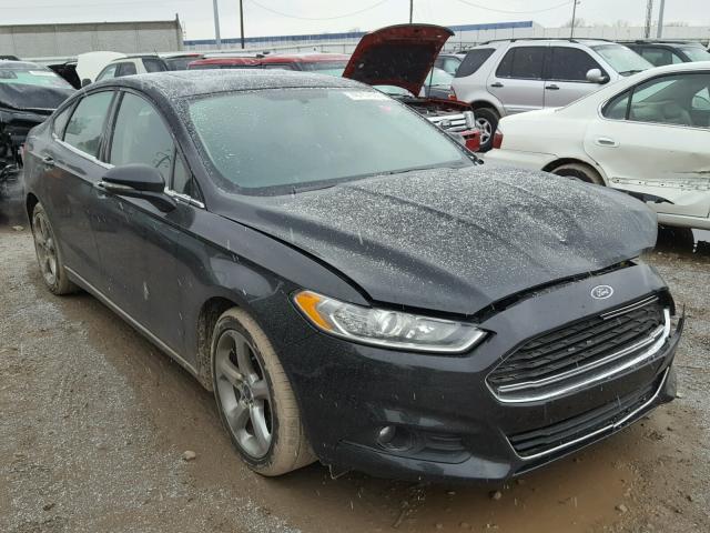 3FA6P0H97DR111908 - 2013 FORD FUSION SE BLACK photo 1