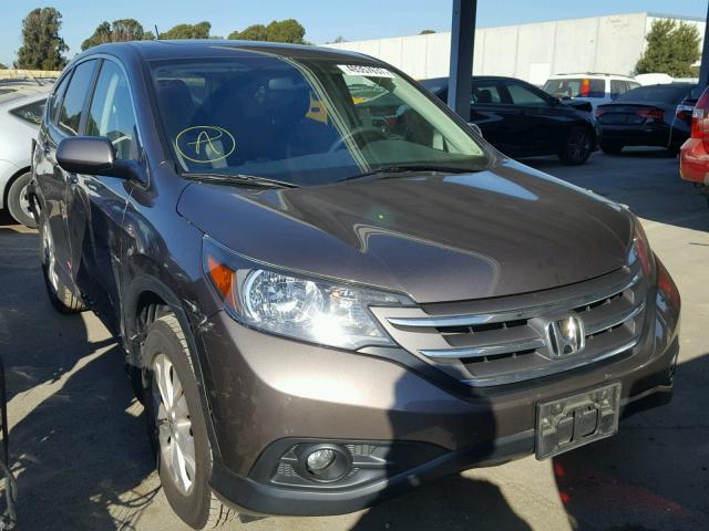 2HKRM3H58EH538369 - 2014 HONDA CR-V EX GRAY photo 1