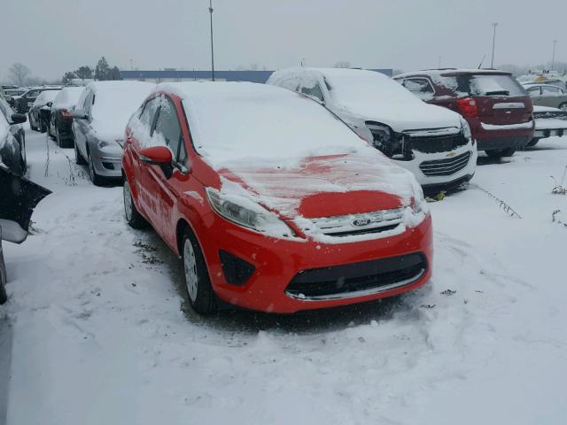 3FADP4BJ0DM158664 - 2013 FORD FIESTA SE RED photo 1