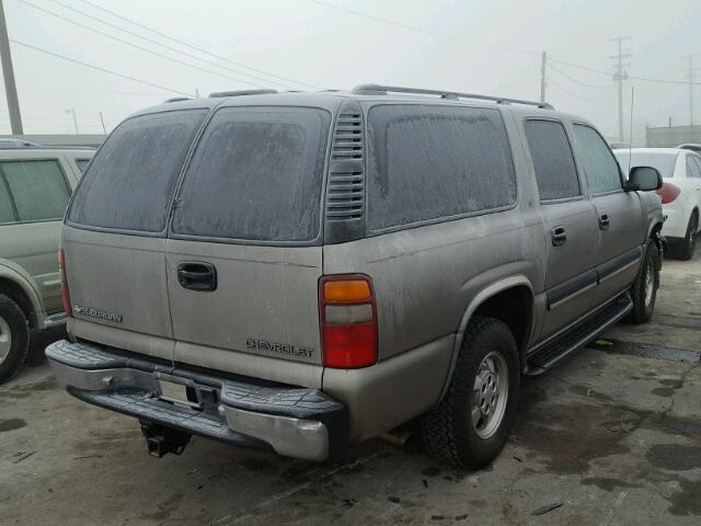 3GNFK16T21G154791 - 2001 CHEVROLET SUBURBAN K TAN photo 4